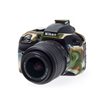 Custodia morbida protezione in silicone EasyCover soft case per Nikon D3300 D3400 Camouflage