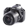 Protezione EasyCover camera case custodia in silicone morbido per Nikon D5500 D5600 Nero