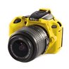 Protezione EasyCover soft case custodia in silicone morbido per Nikon D5500 D5600 Giallo