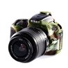 Protezione custodia EasyCover soft case in silicone morbido per Nikon D5500 D5600 Camouflage