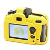 Protezione custodia soft in silicone EasyCover case morbido per Nikon D7100 D7200 Giallo