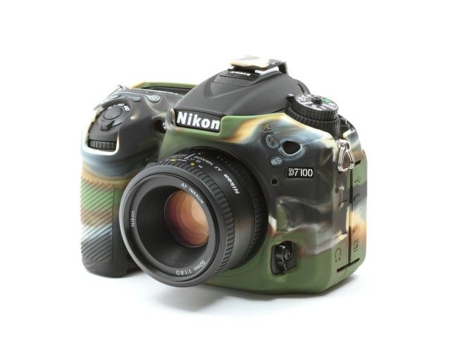 Toppa Nikon Custodia Silicone EasyCover Per Nikon D800 - Design Camouflage, Protezione Completa, JU0471 Custodia Personalizzata D800 - 8