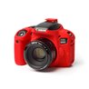 Custodia protettiva camera case EasyCover in silicone morbido per Canon 800D Rosso