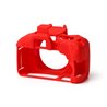 Custodia protettiva camera case EasyCover in silicone morbido per Canon 800D Rosso