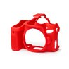 Custodia protezione soft camera case in morbido silicone EasyCover per Canon 77D Rosso