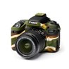 Custodia protezione soft camera case in silicone EasyCover per Canon 77D Camouflage