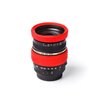Lens rim protettivo in silicone EasyCover anello paraurti per obiettivo 77mm rosso