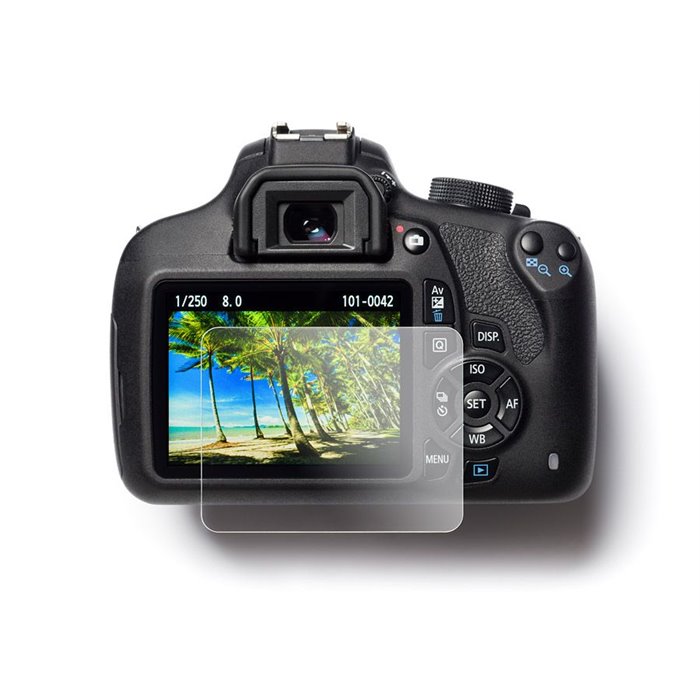 Protezione schermo EasyCover in vetro temperato tempered glass screen protector per Canon 6D