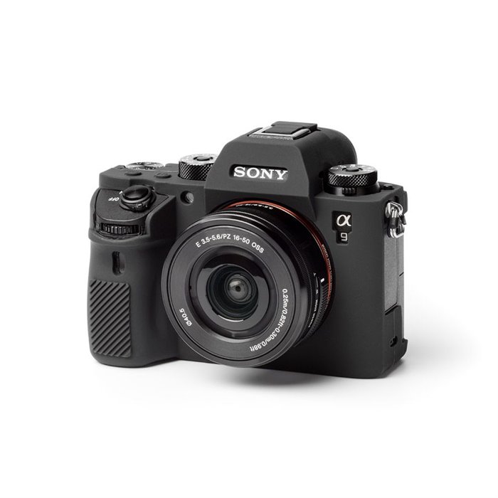 EasyCover custodia morbida protezione in silicone camera case per Sony A9 Nero