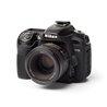 Custodia soft protezione in silicone EasyCover camera case morbido per Nikon D7500 Nero