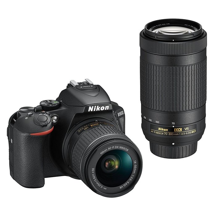 Fotocamera Nikon D5600 Kit AF-P 18-55mm + AF-P 70-300mm