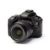 Custodia protezione EasyCover camera case morbido in silicone per Canon 200D Nero