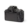 Custodia protezione EasyCover camera case morbido in silicone per Canon 200D Nero