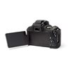 Custodia protezione EasyCover camera case morbido in silicone per Canon 200D Nero