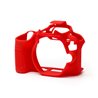 Camera case morbido EasyCover custodia protezione in silicone per Canon 200D Rosso