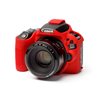 Camera case morbido EasyCover custodia protezione in silicone per Canon 200D Rosso