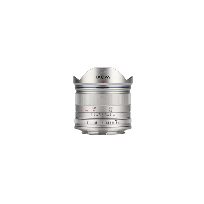 Obiettivo Laowa Venus Optics lente 7.5mm f/2 per Micro Quattro Terzi Argento