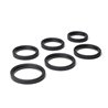 EasyCover anello paraurti per obiettivo in silicone lens rim protettivo 52mm nero