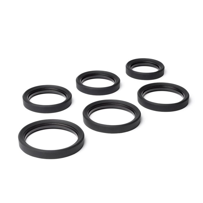 Anello paraurti in silicone EasyCover lens rim protettivo per obiettivo 77mm nero
