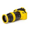 EasyCover anello paraurti per obiettivo in silicone lens rim protettivo 52mm giallo