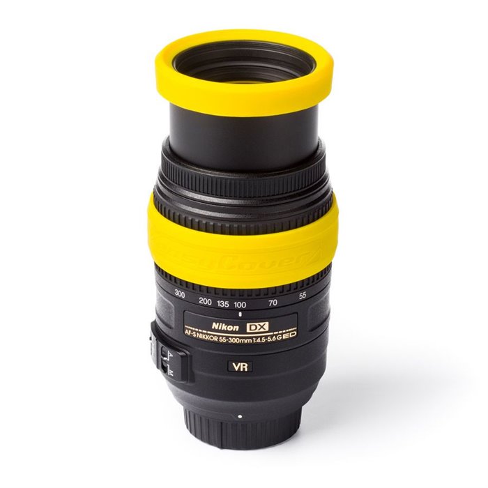 EasyCover anello paraurti in silicone per obiettivo lens rim protettivo 72mm giallo