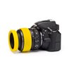 EasyCover anello paraurti in silicone per obiettivo lens rim protettivo 72mm giallo