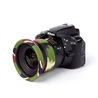 Lens rim EasyCover anello paraurti protettivo in silicone per obiettivo 72mm camouflage