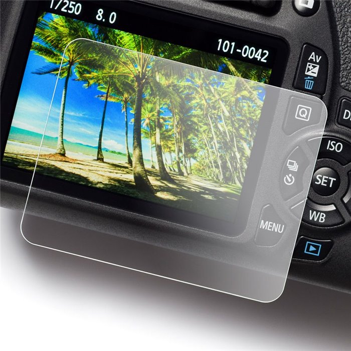 EasyCover tempered glass screen protector protezione schermo in vetro temperato per Nikon D7500