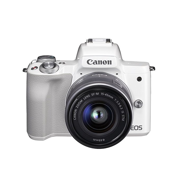 Fotocamera Mirrorless Canon EOS M50 Kit 15-45mm IS STM Bianco