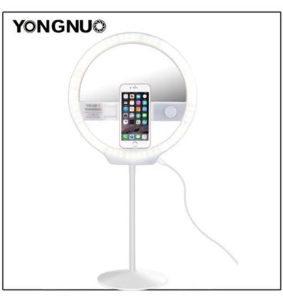 YONGNUO YN-128 II 3200-5500K Anello beauty circolare LED Luce con specchio per iPhone