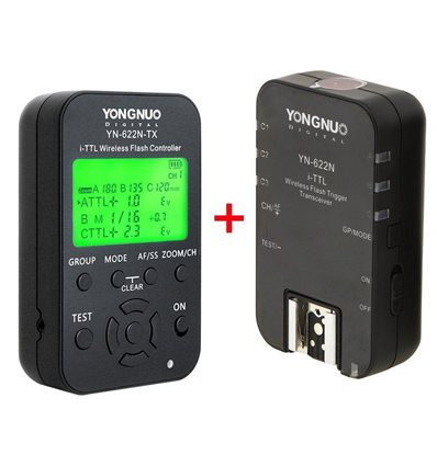 Yongnuo YN622N-KIT per Nikon trasmettitore e ricevitore TTL Trigger Flash Wireless con controller