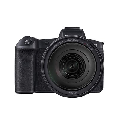 Fotocamera Mirrorless Canon EOS R kit RF 24-105mm F4L IS USM + adattatore EF-EOS R