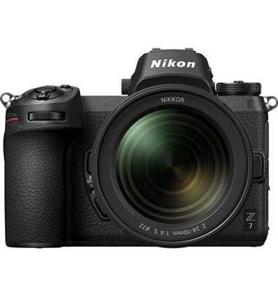 Fotocamera Mirrorless Nikon Z7 kit 24-70mm Z-Mount (no adattatore) [MENU ENG]