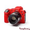 EasyCover custodia protettiva in silicone camera case per Canon EOS R rosso