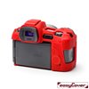 EasyCover custodia protettiva in silicone camera case per Canon EOS R rosso