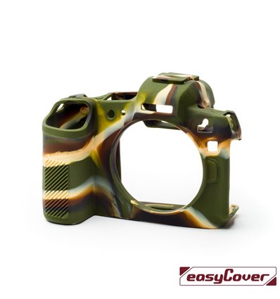 EasyCover custodia protettiva in silicone camera case per Canon EOS R camouflage