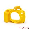 EasyCover custodia protettiva in silicone camera case per Nikon D3500 giallo