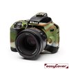 EasyCover custodia protettiva in silicone camera case per Nikon D3500 camouflage