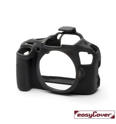 EasyCover custodia protettiva in silicone camera case per Canon 4000D nero