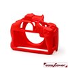 EasyCover custodia protettiva in silicone camera case per Canon 4000D rosso
