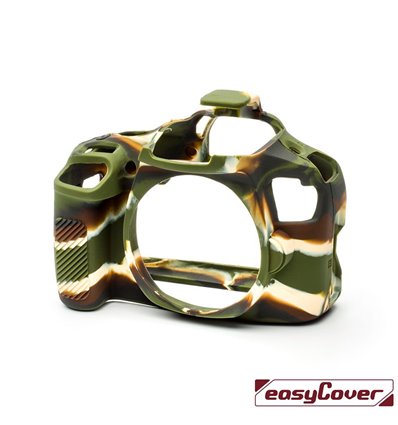 EasyCover custodia protettiva in silicone camera case per Canon 4000D camouflage