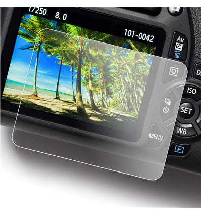 EasyCover screen protector protezione schermo in vetro temperato per Canon 100D 200D M6 M50 M100