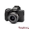 EasyCover custodia protettiva in silicone camera case per Canon M50 nero