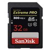 Sandisk 32GB Extreme Pro Scheda SD 300MB/s (U3) SDHC