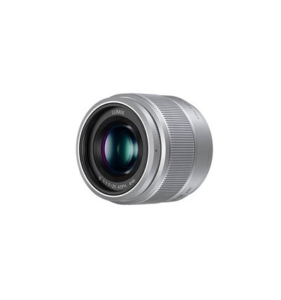 Obiettivo Panasonic Lumix G 25mm f/1.7 Asph Argento Silver H-H025