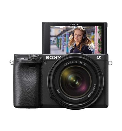 Fotocamera Mirrorless Sony Alpha A6400M Kit 18-135mm f/3.5–5.6 OSS Nero [MENU ENG]