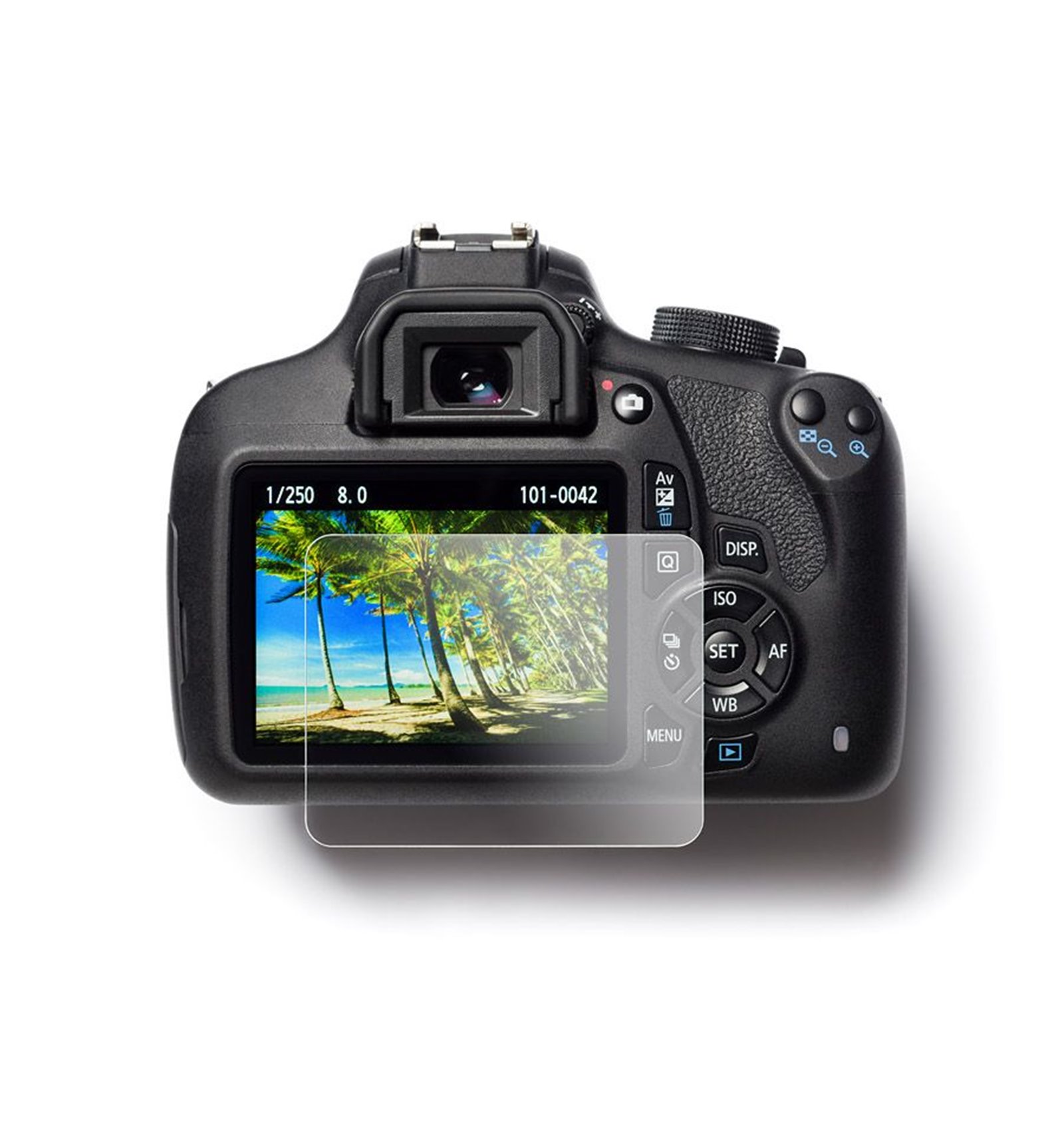 Kepuch Vetro Temperato Per Canon EOS R7 – 2 Pellicole Protettive 9H, Anti-Graffio E Anti-Impronta, Trasparenza Ultra Alta