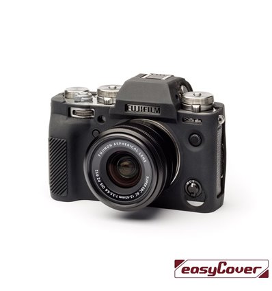EasyCover custodia protettiva in silicone camera case per Fujifilm X-T3 Nero