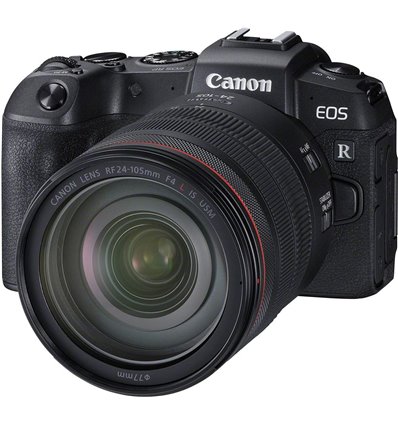 Fotocamera Mirrorless Canon EOS RP kit RF 24-105mm f/4L + adattatore EF-EOS R