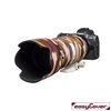 Easycover custodia in neoprene marrone camo per obiettivo Canon EF 70-200mm f/2.8L IS II USM Lens Oak
